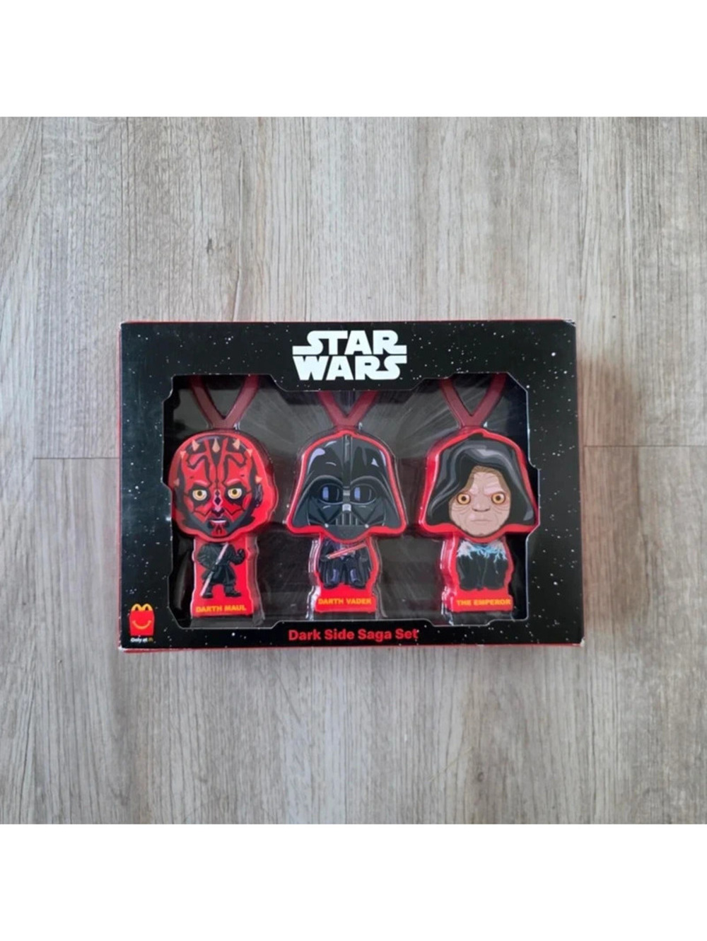 McDonald's 2019 Exclusive Star Wars Dark Side Saga Backpack Clips Set